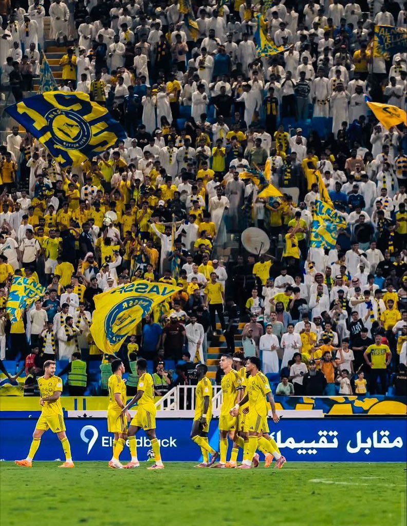 مبروووووك لنادي النصر وجماهيره العظيمة💛

فوز مستحق وتاهل مستحق، أداء مميز وروح عالية تثبت ان الفريق يسير بثبات نحو تحقيق اسيا والدوري كل التوفيق في قادم الاستحقاقات ومن انتصار الى انتصار باذن الله💛🦾