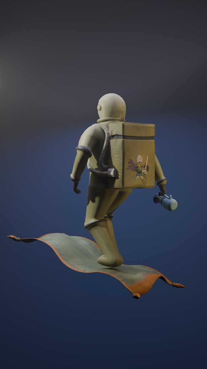 Finally done. I went for that claymation look. (The left leg is off the Carpet 🥲)
#3d #blender3d