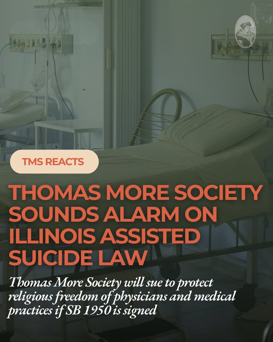 TMS REACTS: "[SB 1950] represents a tragic betrayal of the most vulnerable Illinoisans and puts pressure on the elderly and disabled to judge themselves by their supposed ‘burden’ and weigh their lives in the balance." 

Read: hubs.la/Q03RVNj00.