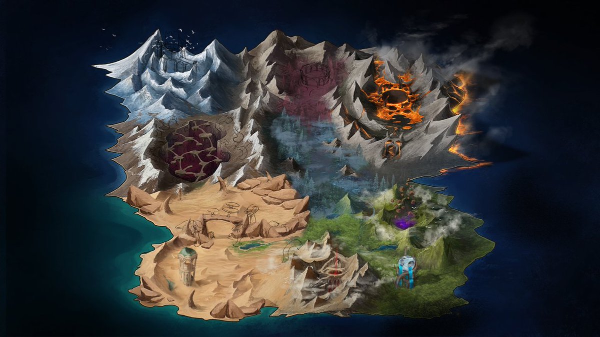 IceCrack_Games's tweet image. BEHOLD !!!! Mapofallareas_finalfinal3_thisone_2.png 
#gamedev #indiegame #wishlistwednesday #RPG