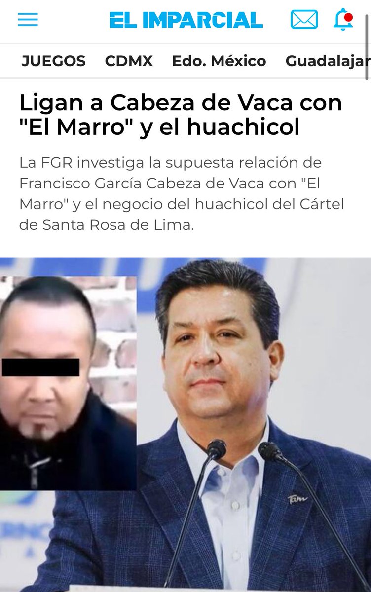 ValorPorMex's tweet photo. @fgcabezadevaca Pero …. Pero …. Mejor ven a México a aclararlo personalmente. https://t.co/1oyuHZCTV6