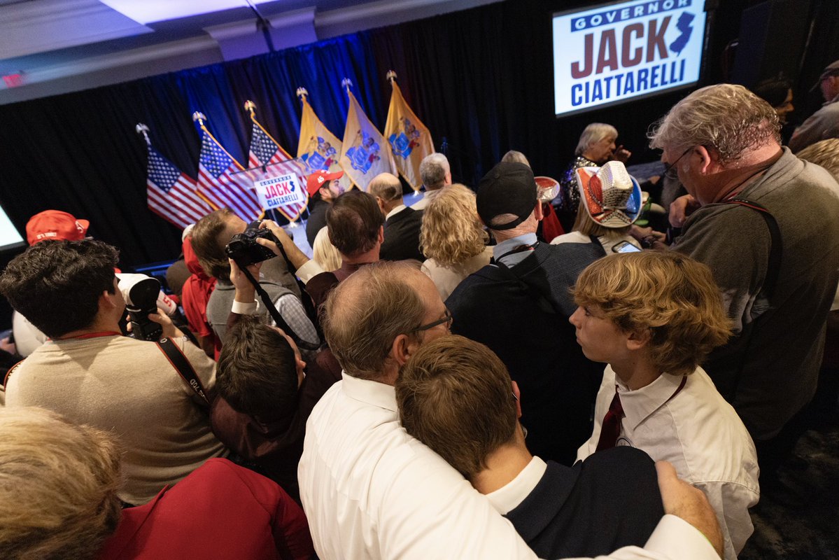 AnneCarusoPhoto's tweet image. Some senes from election night at Jack Ciattarelli’s HQ in Bridgewater. Shot #onassignment for the New Jersey Monitor.