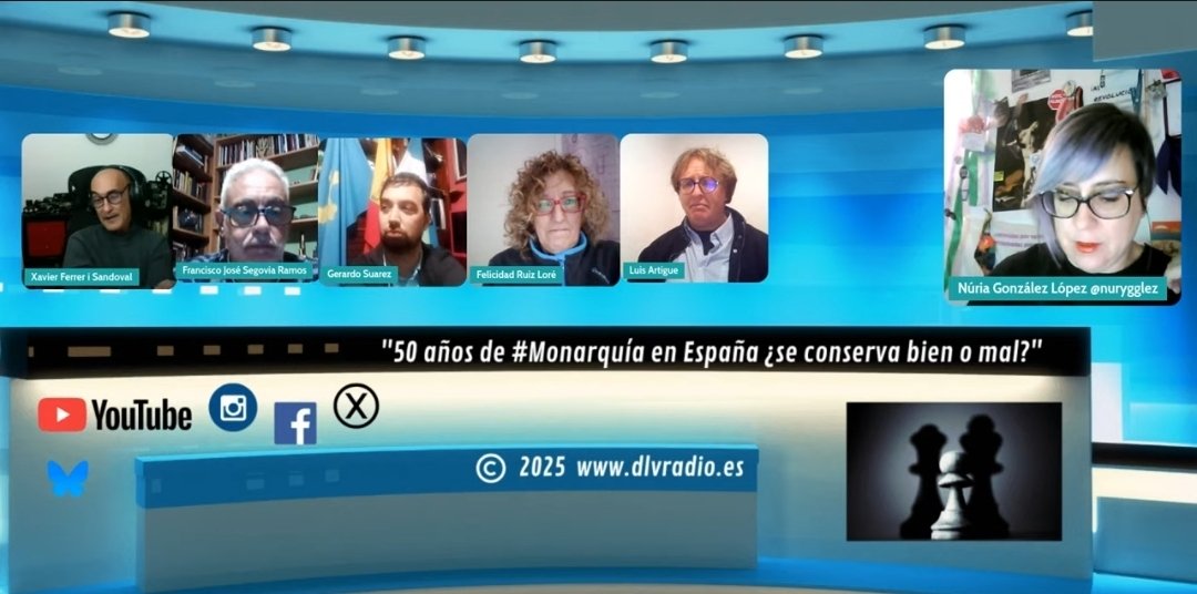 Estamos en directo en <a href="/RadioDlvradio/">DLVRADIO</a> en #ElDecreto hablando de los #50añosdeMonarquía. Entrar y participar en directo a través de nuestro canal Youtube aquí👇
youtube.com/live/qVFYqo2g8…