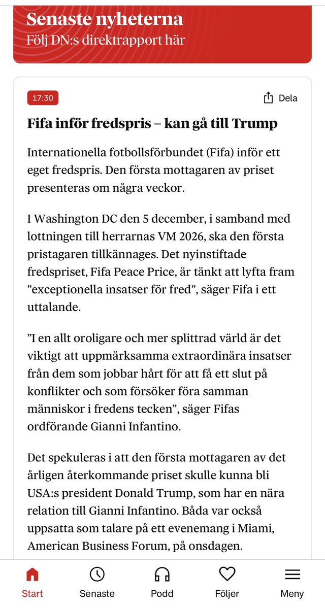 Det är så skönt att världsfotbollen drivs av rimliga människor helt utan koppling till korruption