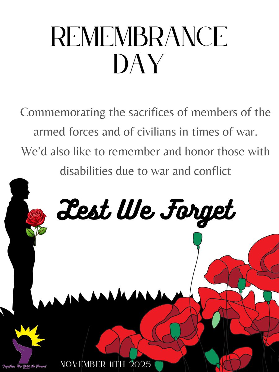 November 11th is Remembrance Day. Lest We Forget
#RemembranceDay