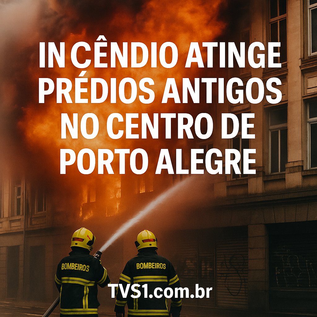 TVS1oficial's tweet photo. Incêndio atinge prédios antigos no centro de Porto Alegre. Chamas reagiram e vizinhança foi evacuada.
#PortoAlegre #Incêndio #CasarõesHistóricos #CentroHistórico #Praça15 #Bombeiros #Público #RS #Notícia #Emergência #Patrimônio #PrédiosHistóricos #Chamas #Cidades #TVS1 https://t.co/P44NNjgnoR
