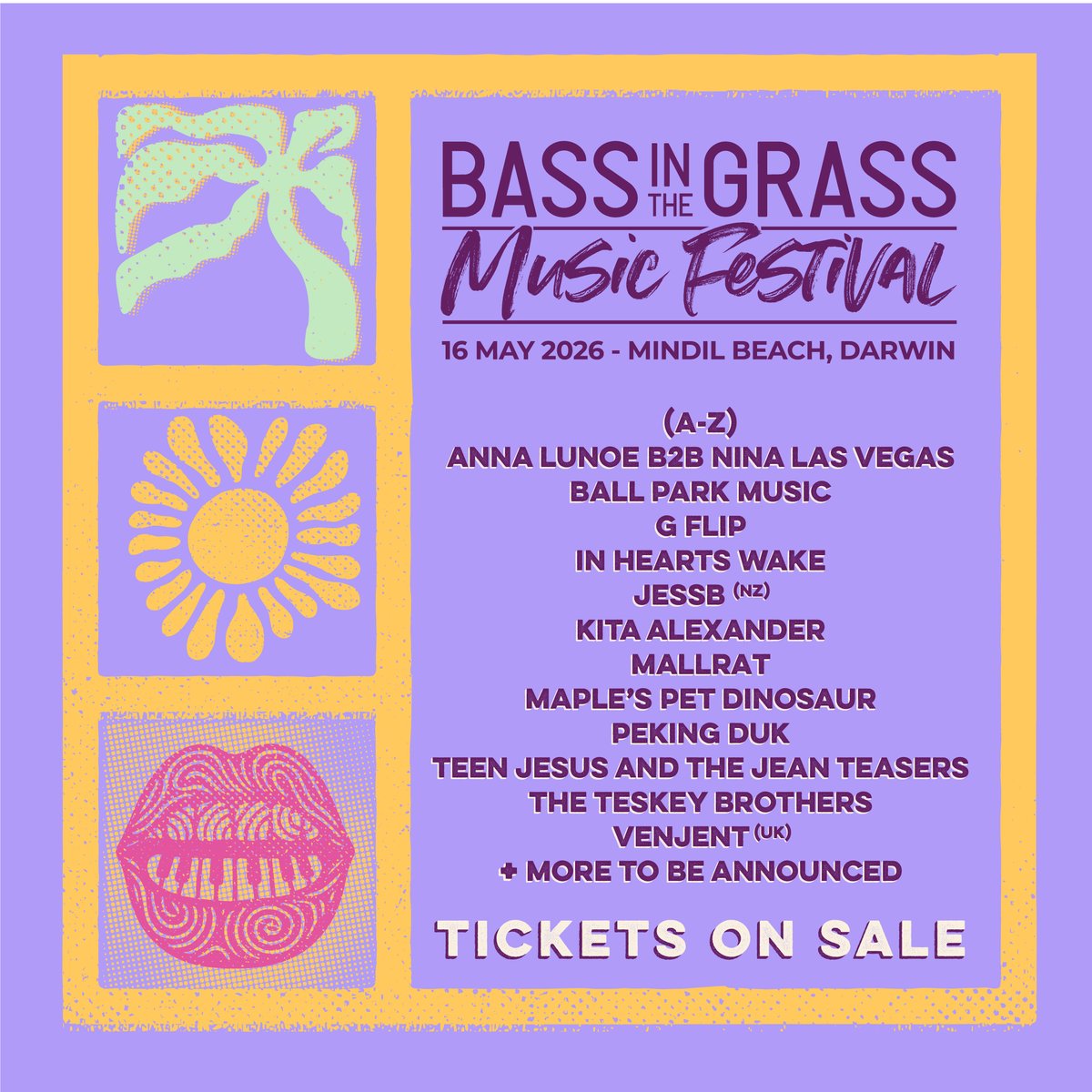 inheartswake's tweet photo. Darwin! We’re bringing the heavy to @BASSINTHE_GRASS Festival 2026. Cannot wait to return to the NT! Tickets on sale now 👊🏼 https://t.co/ApQ2pb71gc
