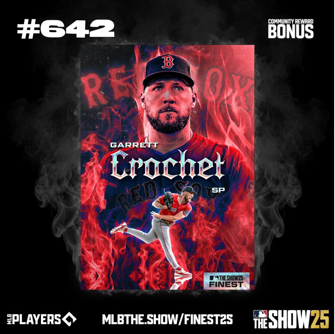CR_graphics83's tweet image. I helped reveal RedSox #FINEST2025 in @MLBTHESHOW mlbthe.show/finest2025