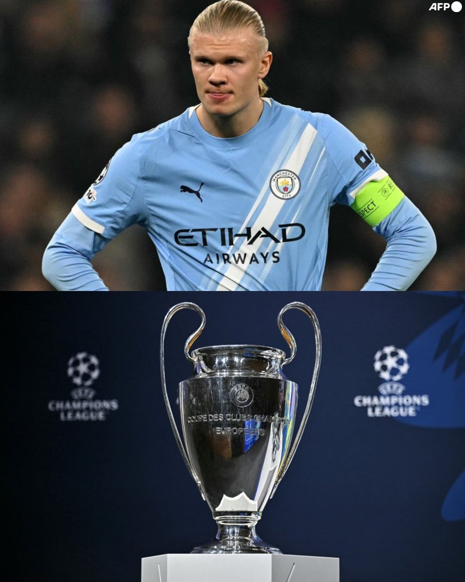 InvictosSomos's tweet photo. ¡¡LO NUNCA ANTES VISTO!! Erling Haaland registra ¡¡54 GOLES!! en 52 partidos disputados en la Champions League. Sí, tiene más anotaciones (54) que juegos (52) en el torneo más exigente del fútbol europeo. Destrozando la Copa de Europa como si estuviera en un torneo de barrio. NO TIENE SENTIDO.