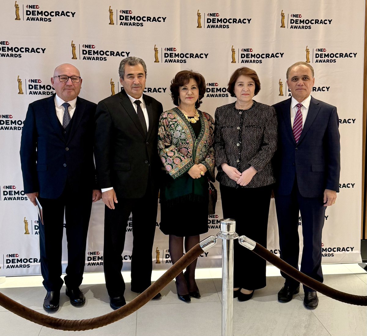 I am deeply honored to receive the <a href="/NEDemocracy/">NEDemocracy</a> 2025 Democracy Award, recognizing the <a href="/CUyghurs/">Campaign For Uyghurs</a> ’ continued advocacy for the Uyghur people. This is a recognition of the urgent need to confront the genocide faced by Uyghurs and to amplify their voices in the fight for freedom and