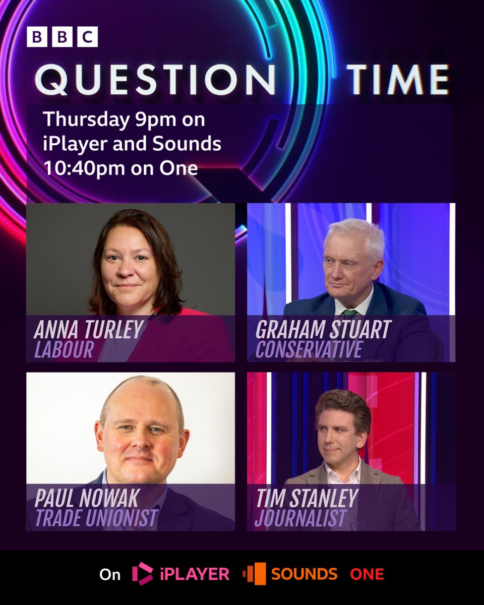 BBC Question Time tweet media