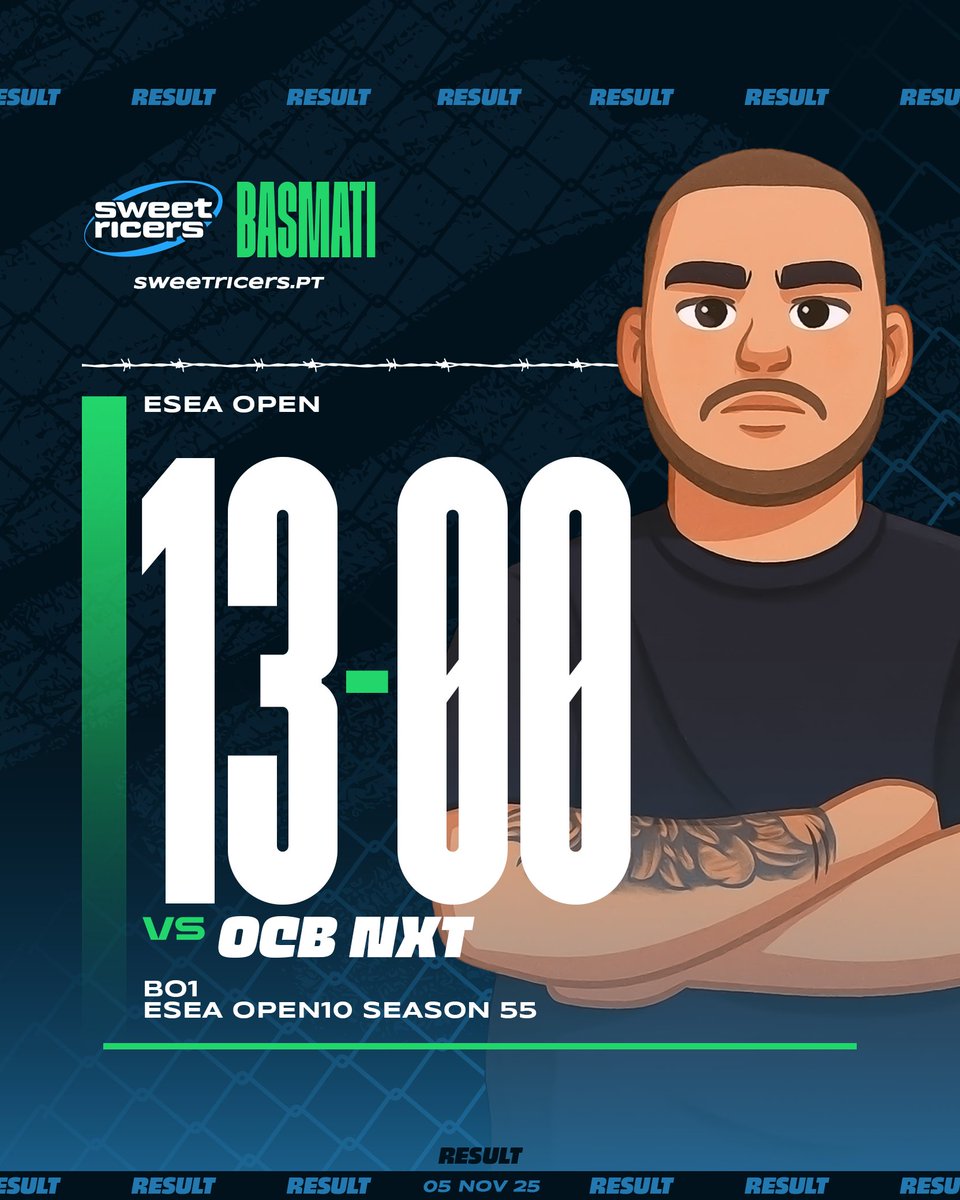 Hoje o arroz foi servido bem soltinho! 🍚

Jogo de sentido único para assegurar o nosso 8º triunfo na <a href="/ESEA/">ESEA League</a> Open!