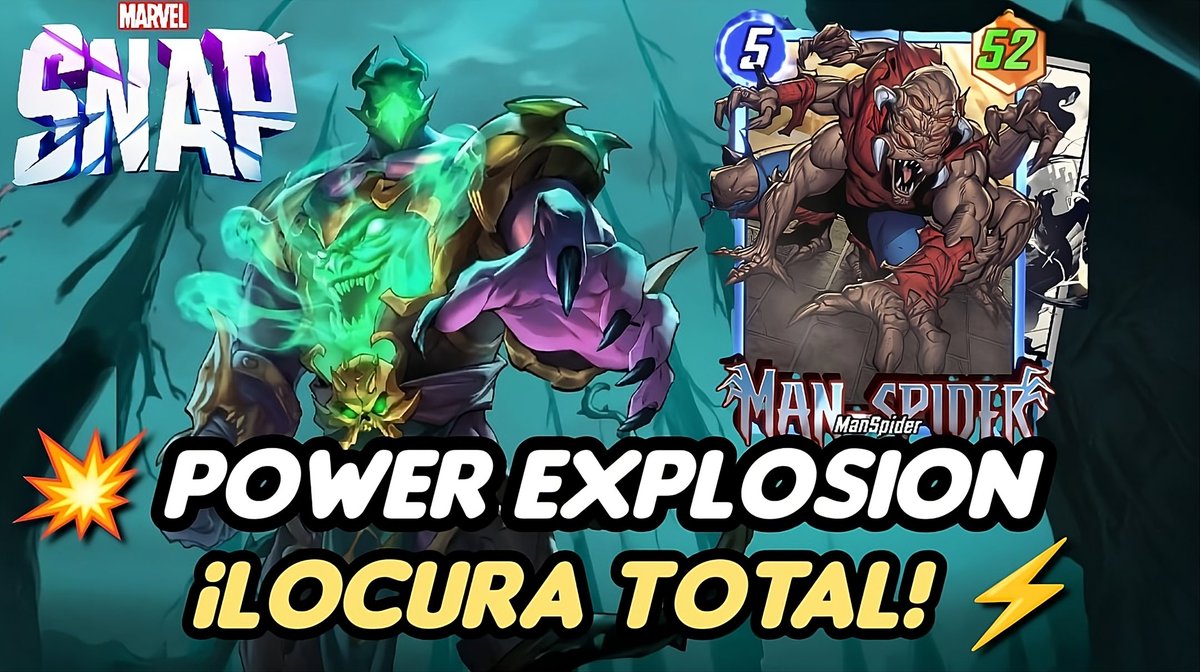 PastraSnap's tweet image. 🚨 ¡ESTRENO AHORA! 🕷💥
El nuevo mazo de MAN-SPIDER está completamente ROTO 😳
Man-Spider = LOCURA TOTAL ⚡
¡Ven a verlo en estreno y descubre por qué este deck está DOMINANDO el META! 👇
🎥 youtu.be/V_FgxCTcMN0?si…
#MarvelSnap #ManSpider #PastraSnap #MarvelSnapMeta