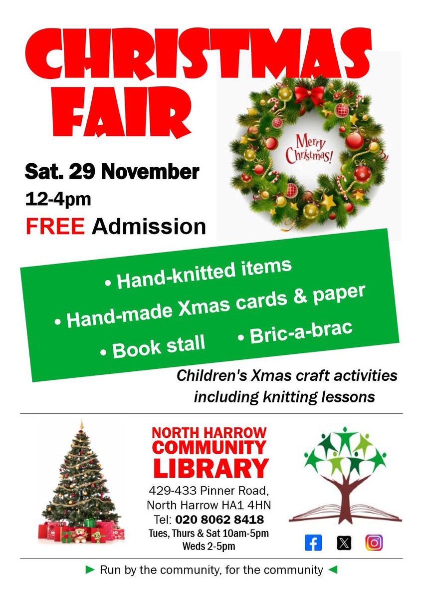 North Harrow Community Library tweet media