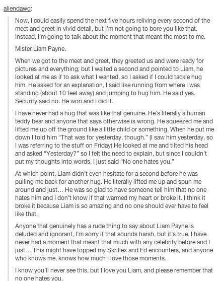 Stories like this remind us why Liam meant so much to so many 🤍