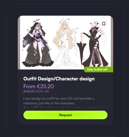 character/outfit design commissions open on vgen! 
#commissionsopen #VGenComm #characterdesign