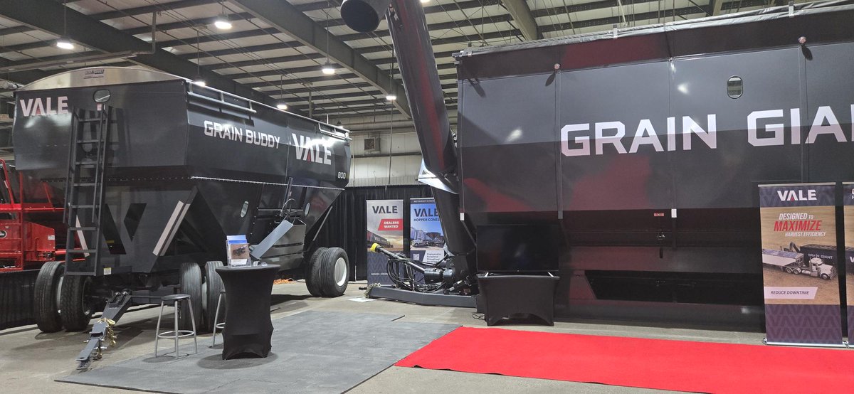 It’s Opening Day at #AgriTrade2025 in Red Deer! 🚜

Come meet Rocky Kriger, our Territory Manager for Ag Equipment, and see the Grain Giant &amp; Grain Buddy up close at Booth 868.

We’re ready to talk all things ag innovation and grain handling — stop by and say hi!