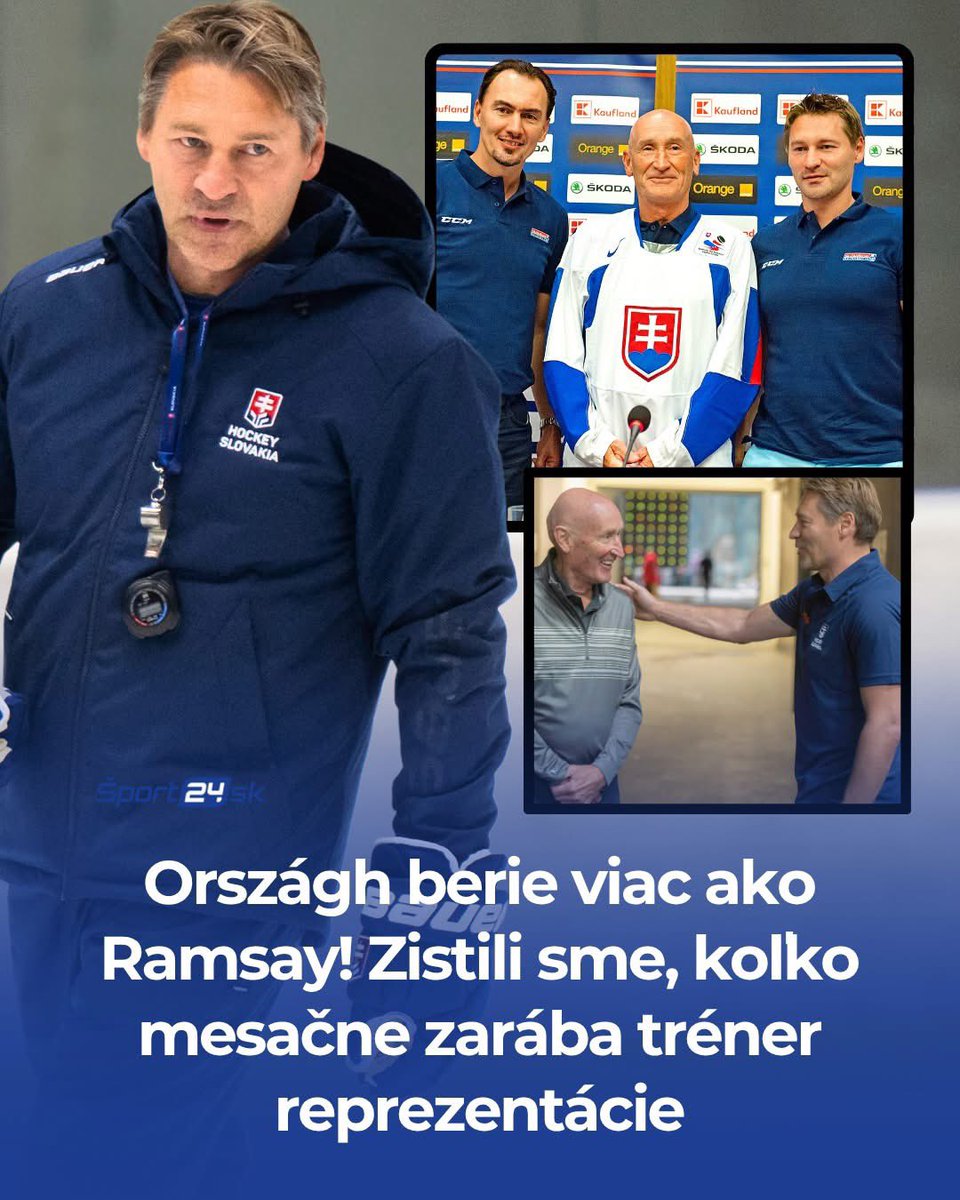 Viac 👉sdu.sk/yCkd 👈 
Országh má lepší plat ako Ramsay! Zistili sme, koľko mesačne zarába nový tréner reprezentácie.