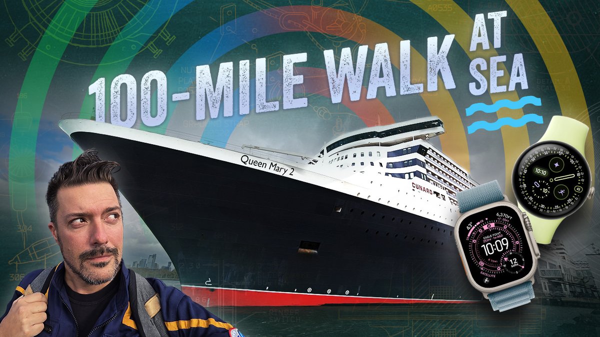 Got any plans for the next hour?

I'm premiering my longest-ever MrMobile video on YouTube at 4pm ET! Find yourself a comfy chair, maybe pop open a beverage, and join the live chat for the weirdest hybrid video yet:

⌚️⌚️ a double-smartwatch review
🛳️ filmed during an Atlantic