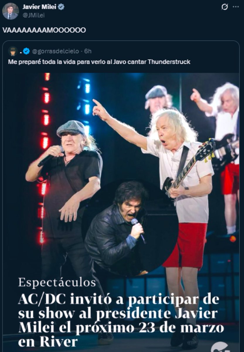 Cuan poco viviste en tu vida para creer que semejante banda va a invitarte a cantar!!!??? 
Es verdad que si llego a presidencia este demente todo le puede pasar...