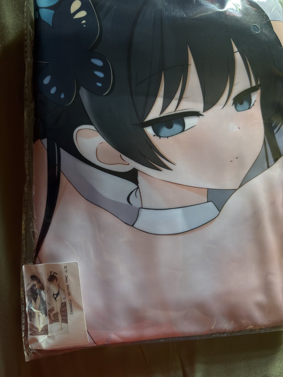 GroundedPiwi2's tweet photo. Kisaki Dakimakura is here! It’s so soft and stretchy I love it! 😭🙏 Now I just need the pillow… 💀 https://t.co/bUCIjWQenc