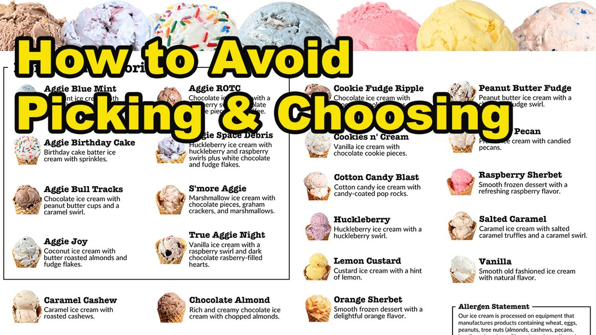 How to Avoid Picking &amp; Choosing
youtu.be/mlqu5usF644?si…