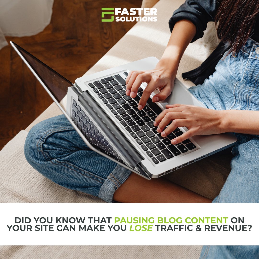 fastersolutions's tweet image. It&apos;s true! A recent Neil Patel study tracked 20 companies over a year, comparing those that kept blogging with those that stopped. The businesses that stayed consistent saw organic traffic climb by 85.8% and revenue grow by 9.1%.