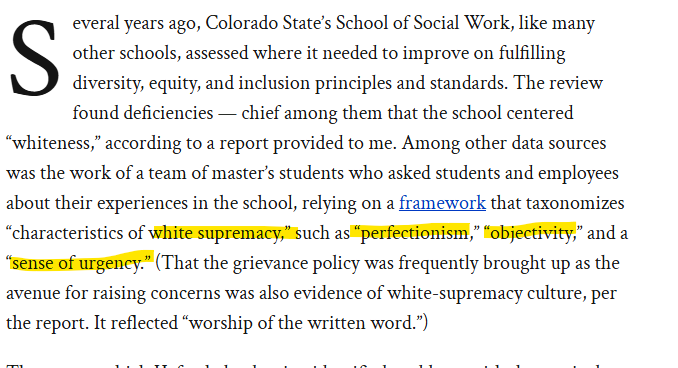 <a href="/EmmaJanePettit/">Emma Pettit</a> Modern DEI is white women (both these racist PhDs are white) saying that non-white people are lazy idiots who can't read well. 

They are insanely racist against white and non-white people alike.