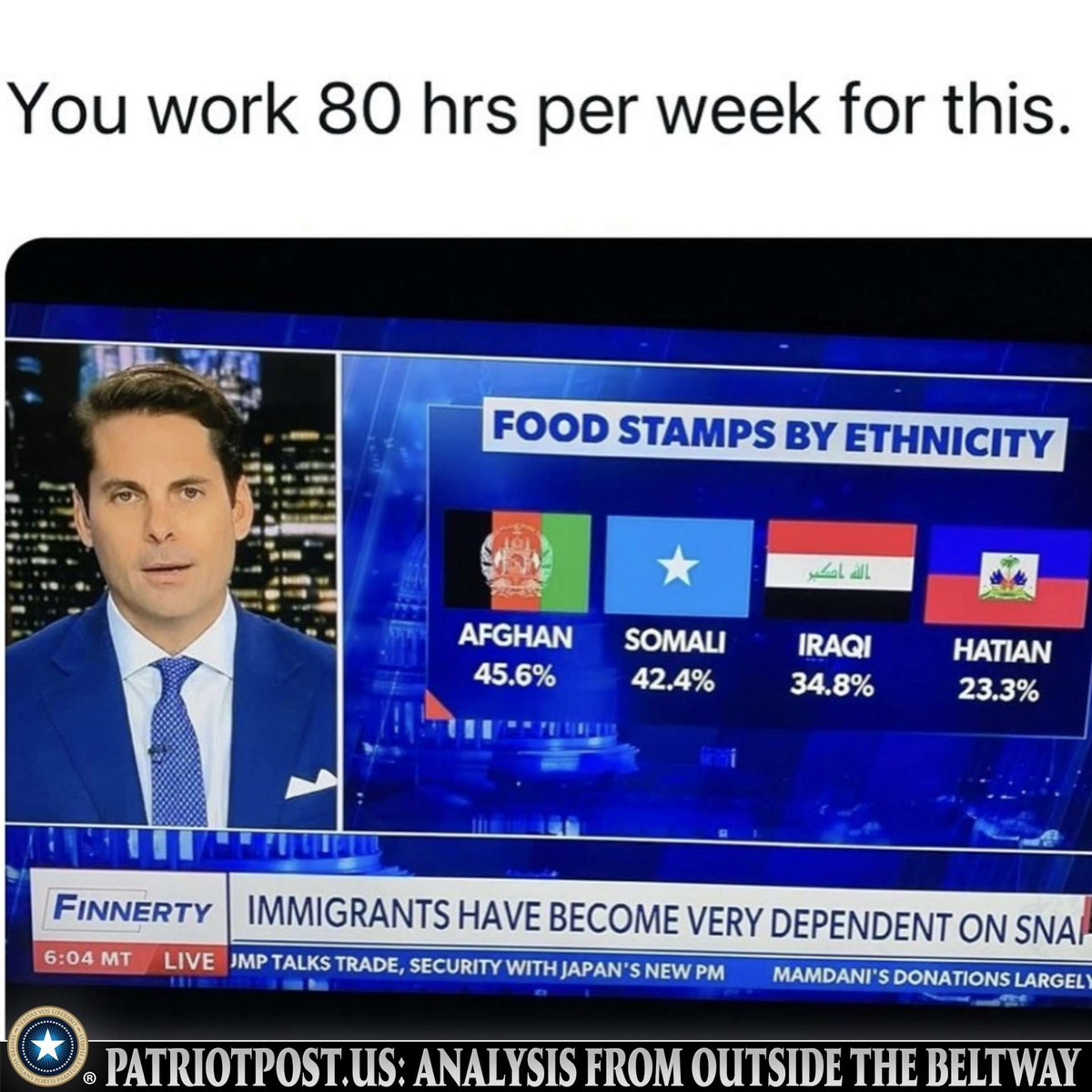 Yeah that pretty much sums it up...
 
That's food assistance plus chain migration for you.