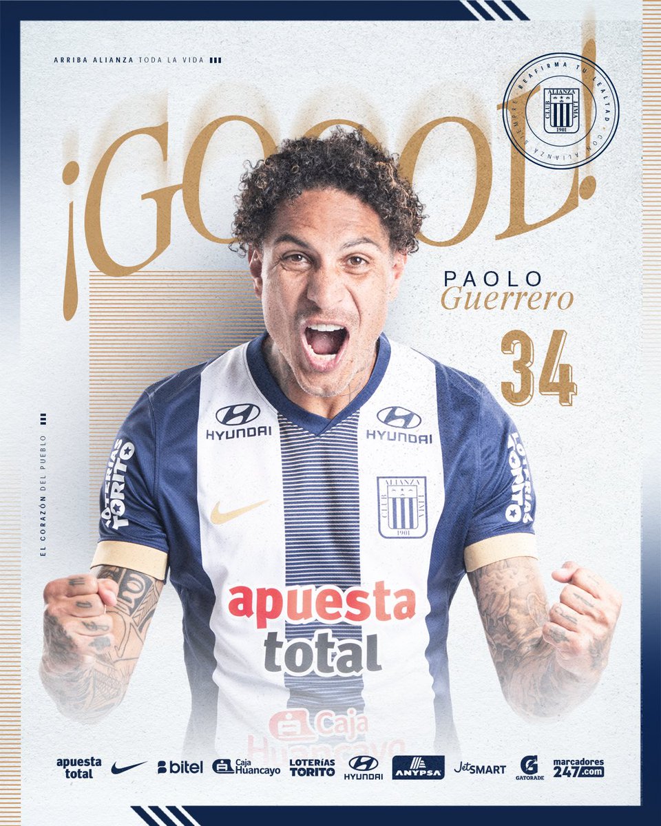 ClubALoficial's tweet photo. ⏱ |𝑴𝑰𝑵𝑼𝑻𝑶 𝑨 𝑴𝑰𝑵𝑼𝑻𝑶| ⏱

🏆: 𝑭𝒆𝒄𝒉𝒂 𝟗 𝑻𝒐𝒓𝒏𝒆𝒐 𝑪𝒍𝒂𝒖𝒔𝒖𝒓𝒂 @Liga1TeApuesto 

@LosChankasCYC 0-1 @ClubALoficial 

⛳️ 43’ PT. ¡𝑮𝒐𝒐𝒐𝒐𝒐𝒐𝒐𝒐𝒐𝒍 𝒅𝒆 𝑱𝒐𝒔𝒆́ 𝑷𝒂𝒐𝒍𝒐!💙

#ConAlianzaSiempre 
#AlianzaLima
#ReafirmaTuLeALtad https://t.co/pmR0UMwzdp