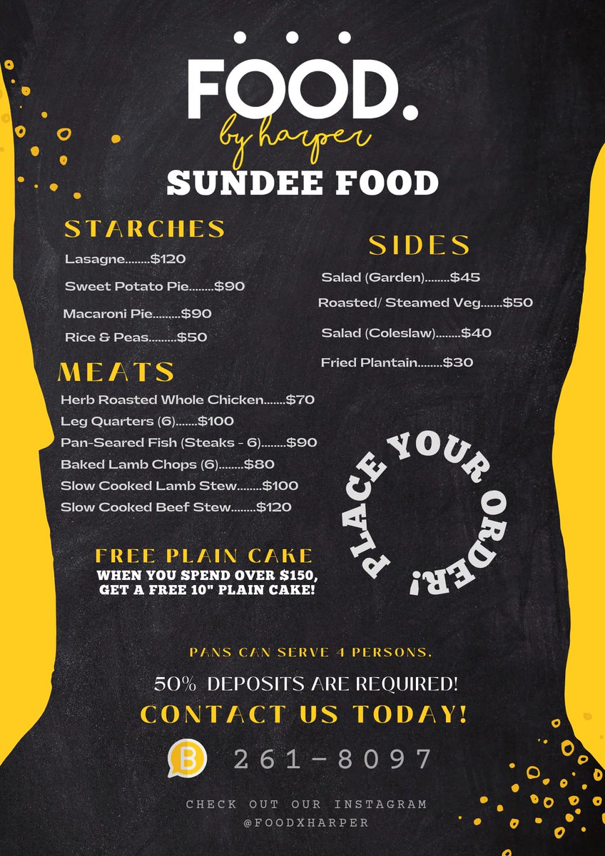 FoodxH's tweet photo. Get your orders in!!!!! https://t.co/NL4dGFlojn