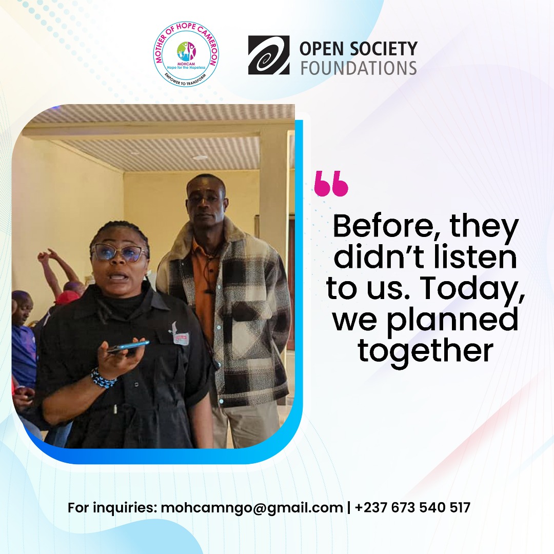 “Before, they didn't listen to us. Today, we planned together.” 

Inclusion transforms communities from isolation to collaboration, from being heard to shaping the plan. 

#WomenAtTheTable #MOHCAM #InclusiveLeadership #EmpowerWomen #Peacebuilding