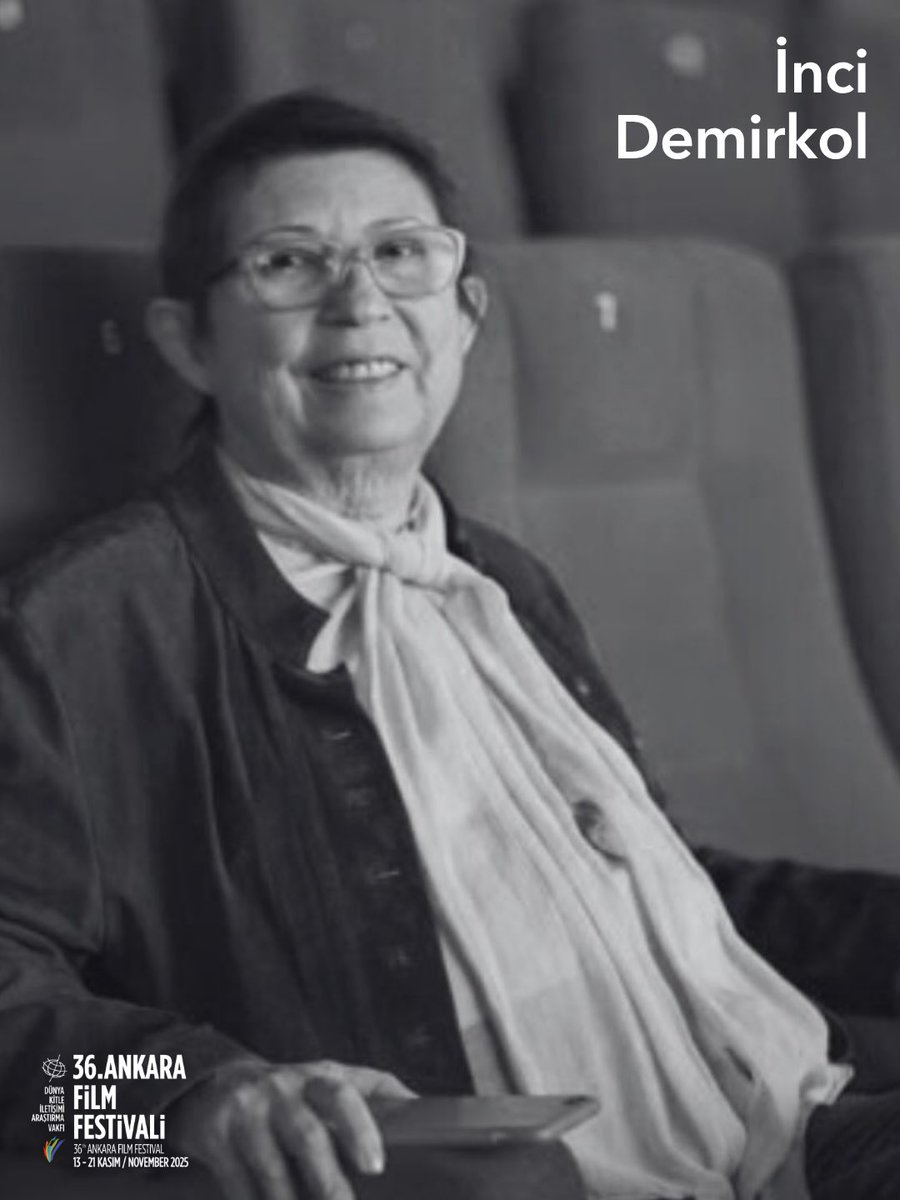 #AnkaraFilmFestivali’nin başkanı, sevgili İnci Demirkol'un vefatının bugün yıl dönümü. Festival ailesi olarak hep aklımızdasınız. Sizi çok özledik.