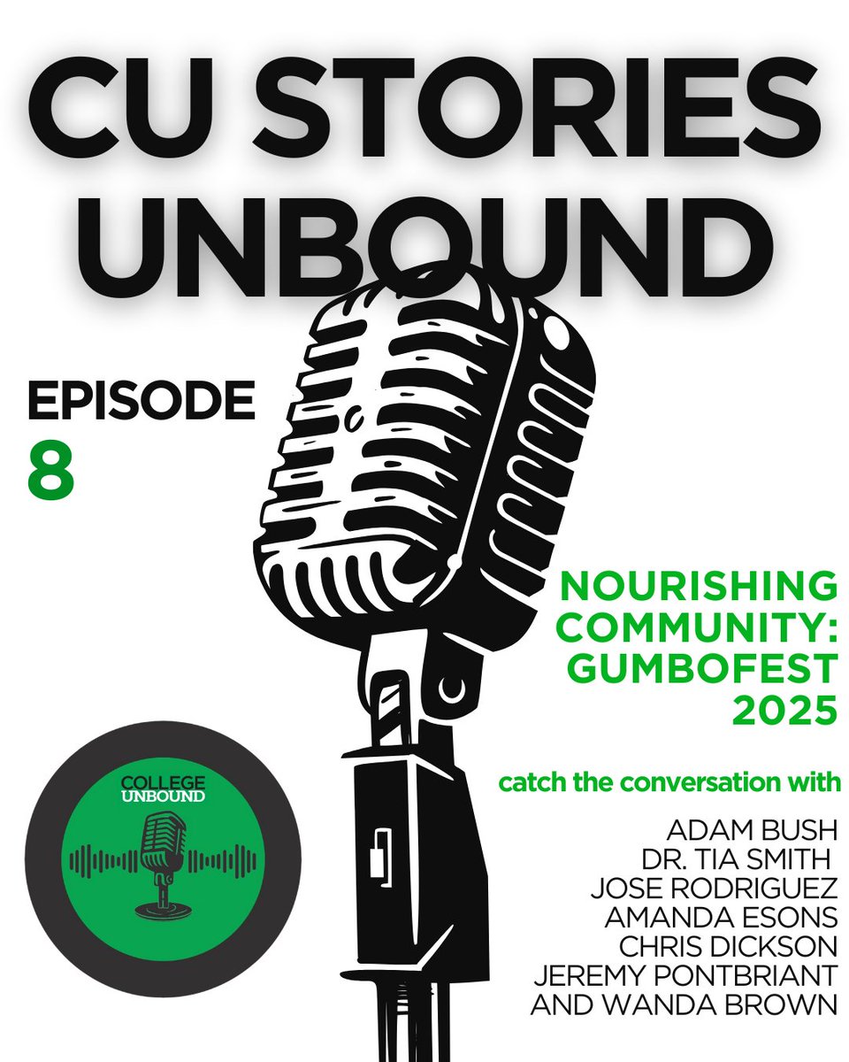 The most recent episode of CU Stories Unbound: The College Unbound Podcast is a conversation about community and the power of gathering. Tune in and catch all 8 episodes of CU Stories!  

…t-wecu-stories-unbound.simplecast.com