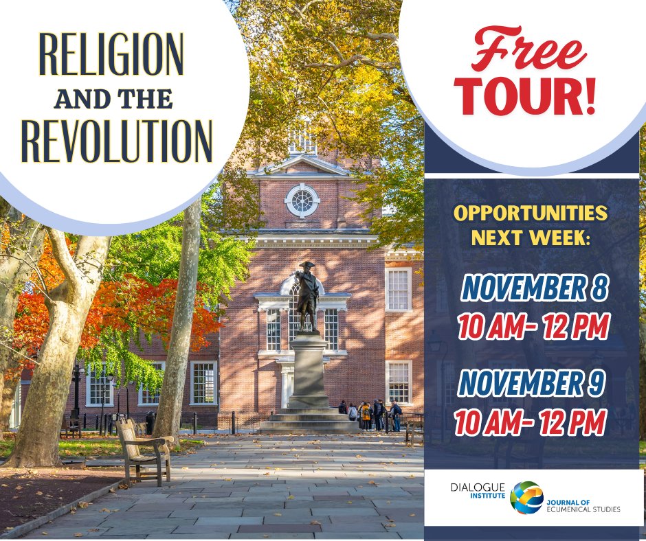 This weekend, Philadelphia is welcoming visitors to celebrate the 250th birthday of the Marine Corps.
@dialogueinst is offering FREE TOURS for veterans &amp; military members on the role of religion in the American Revolution. To sign up, visit: dialogueinstitute.org/religion-and-h… #america250