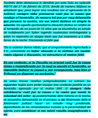 Soyd3lmonton's tweet photo. Sobre el MOTIVO ABYECTO O FUTIL hay que precisar que NO SON AGRAVANTES OBJETIVOS, es decir, al estar necesariamente vinculados con la TELEOLOGIA o FIN del HOMICIDIO, deben fundados tanta FACTICA como PROBATORIAMENTE, NO SE TRATA DE MERAS SUPOSICIONES O CONTINGENCIAS. 
Todo radica en la CAUSA DEL HOMICIDIO, si no se establece con claridad, es como tirar piedras a un rio, solo se causa ruido. Les dejo material sobre el tema

@RomarioPizarro @PereiraYPereira
