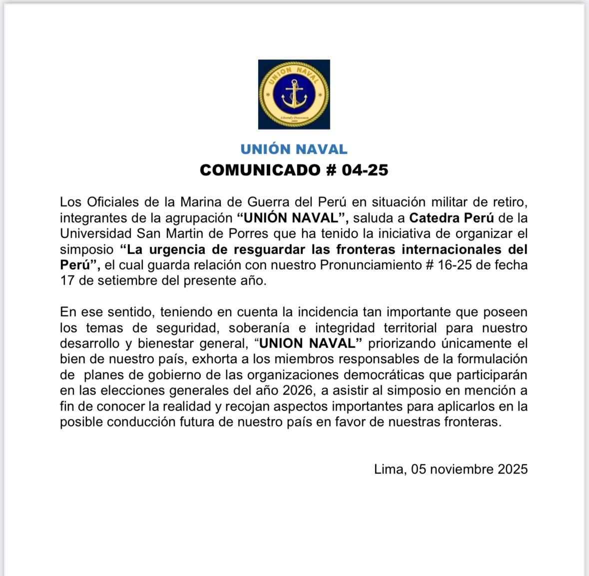 Union Naval tweet media