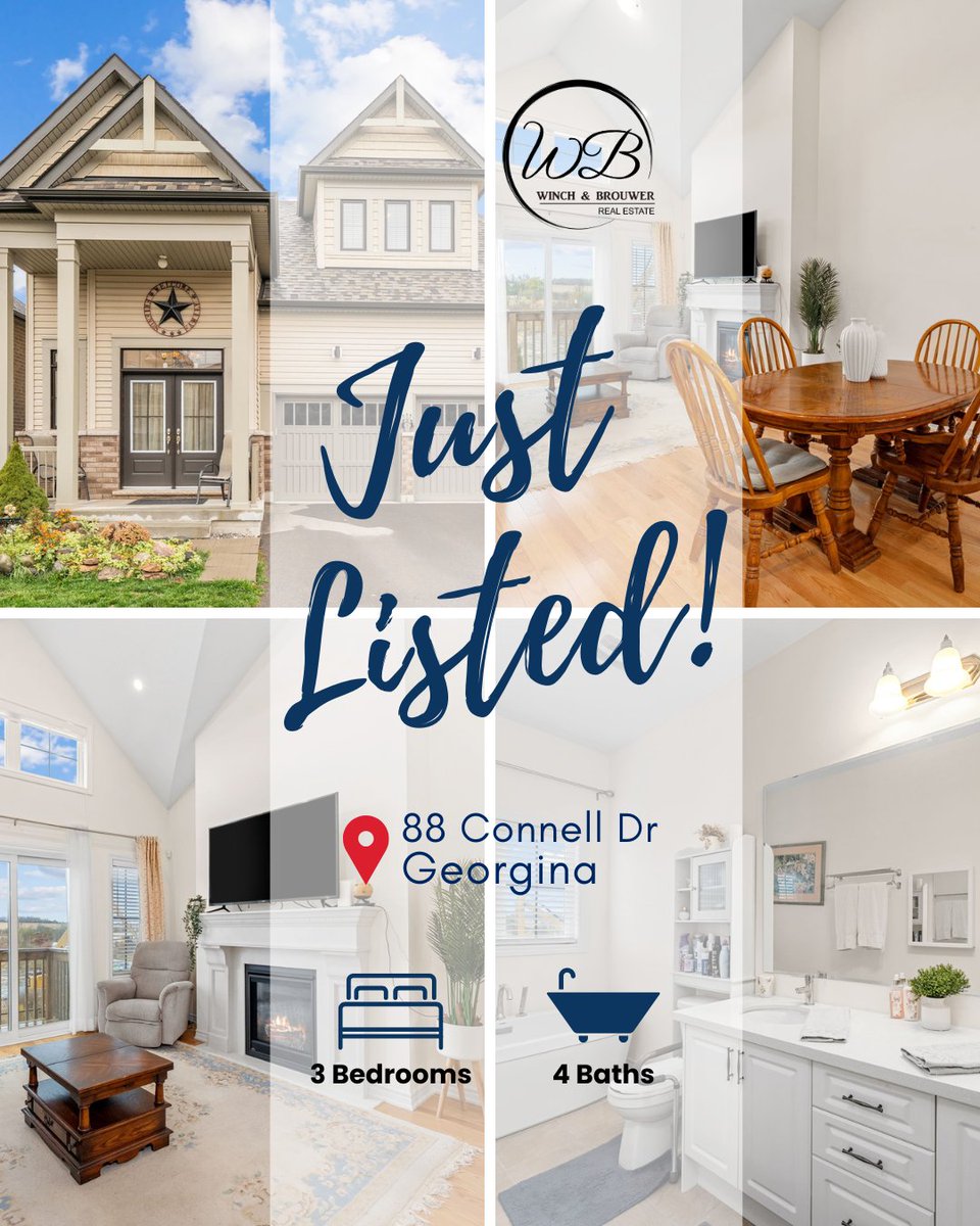 💥𝗝𝗨𝗦𝗧 𝗟𝗜𝗦𝗧𝗘𝗗💥
88 Connell Dr., Keswick
$949,900
📸FULL LISTING &amp; PHOTOS👇
🌐georginahomesforsale.com/mls/N12512312