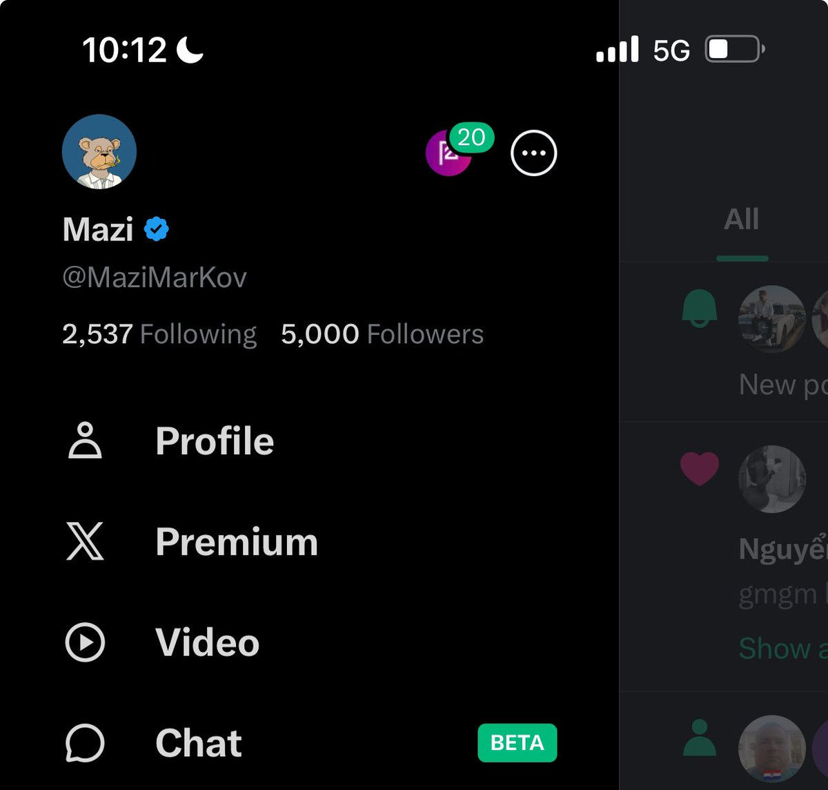 5000 followers, thank you ❤️