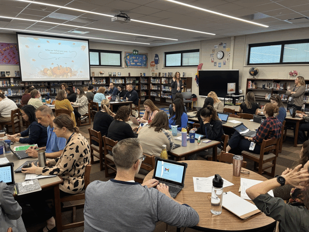 D83 is uniting for student success! Meetings at Westdale, MMS, &amp; Scott focused on Goals, Growth, Wellbeing, SEL, &amp; Curriculum (PowerPTC, NWEA, Tapestry) + Conference Prep. Driving our shared vision of excellence! 🚀✨ #D83Shines