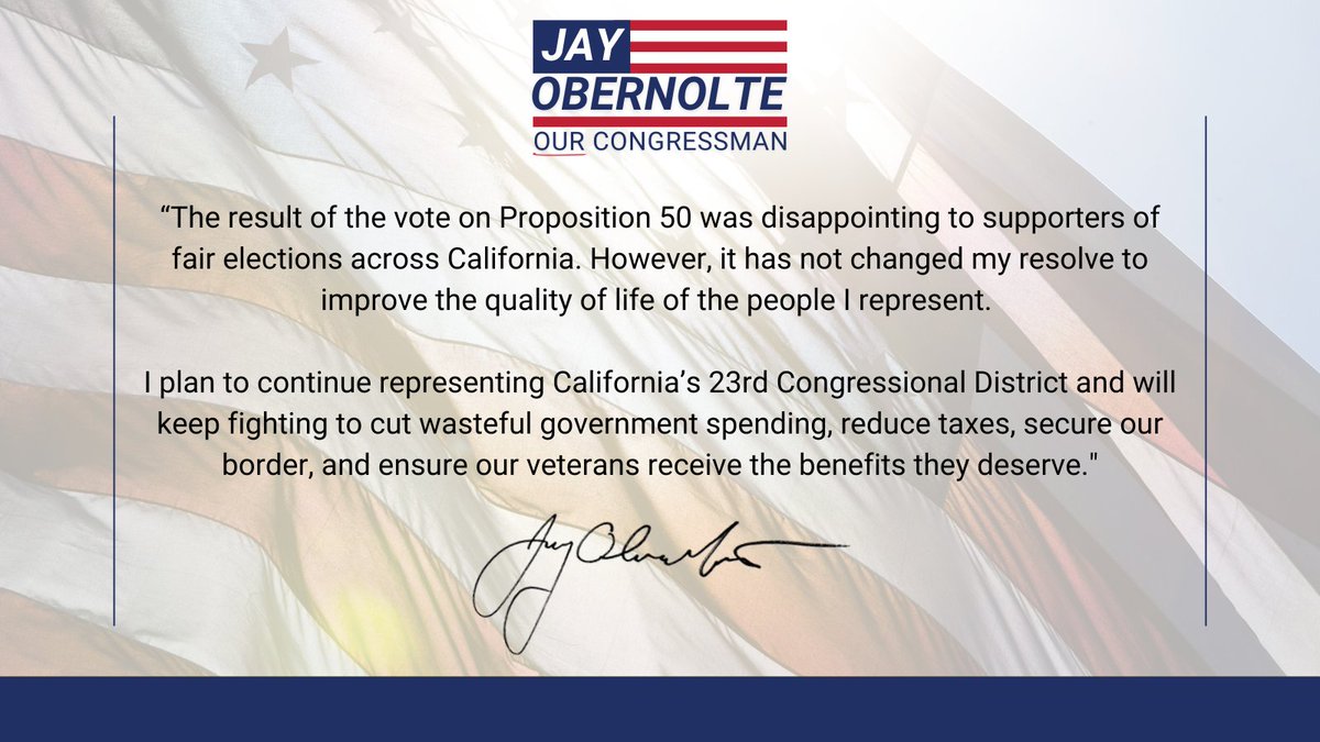 Jay Obernolte tweet media