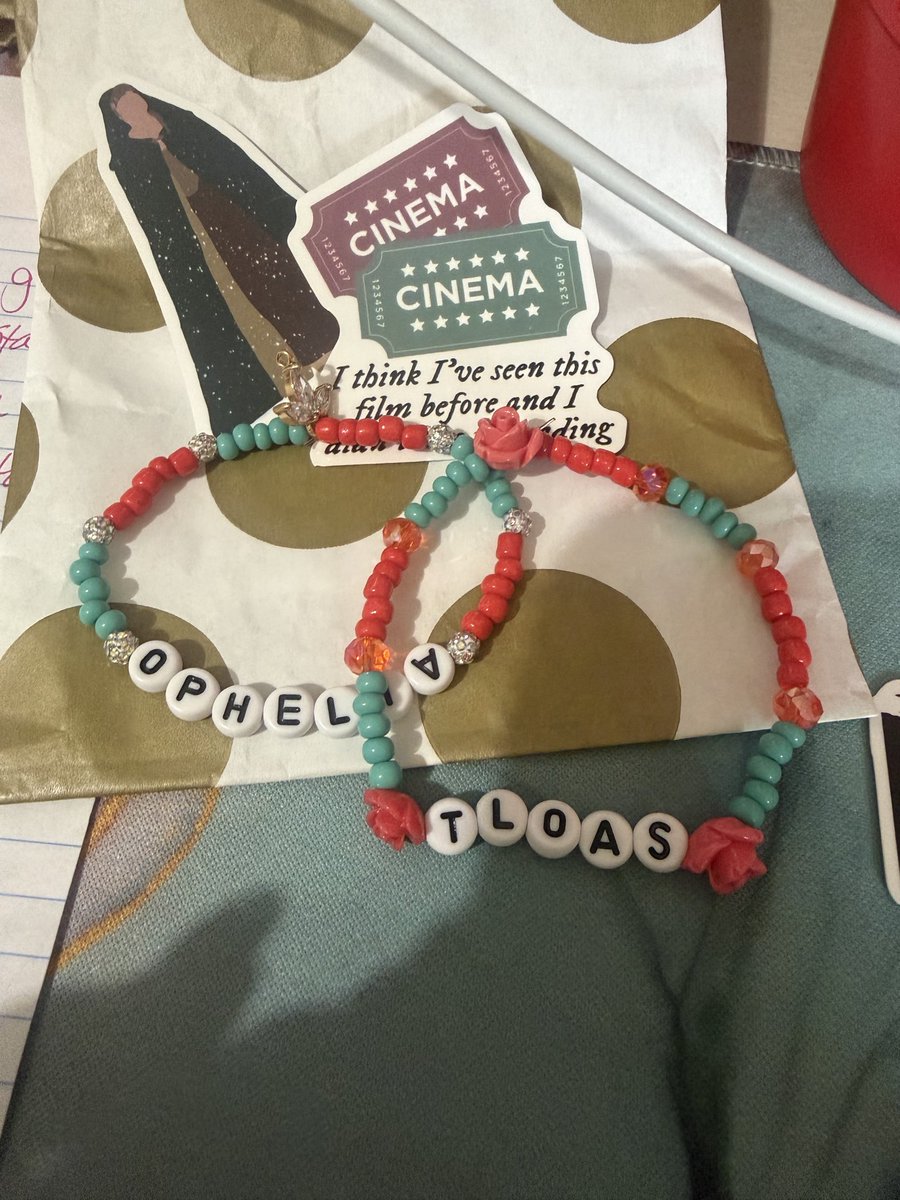 Swiftie mail is the best mail and always seems to come when I need the smile the most. 

Thank you <a href="/shahadmajili/">Shahad13🐍🫶</a> for the little piece of Arrowhead, the beautiful bracelets and the air fresheners. Love you to the moon and back and so thankful for you.