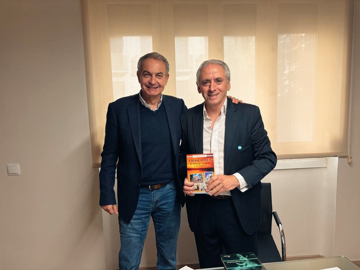 Un gusto volver a conversar con José Luis Rodríguez Zapatero sobre el programa Chascomús Km0 de la Democracia.

Gracias por la recepción de siempre y por compartir la preocupación y el compromiso común por los valores democráticos, el diálogo y la integración iberoamericana.