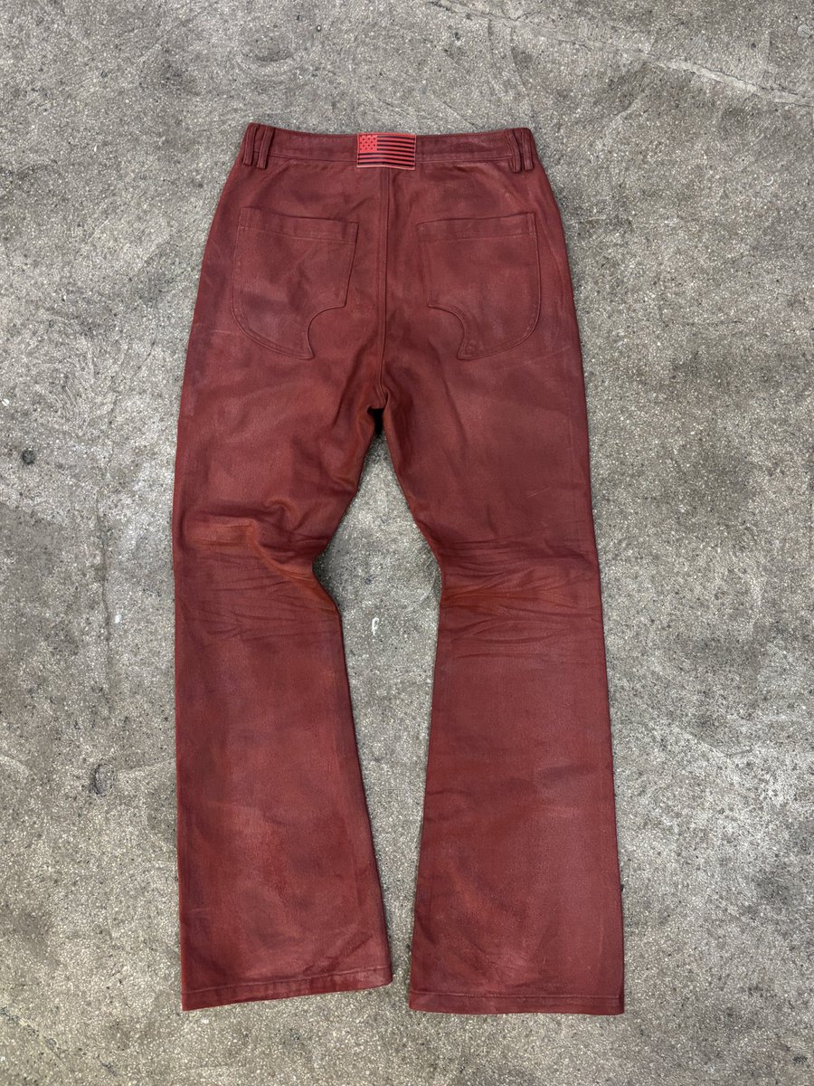 red wax denim set by me, dropping next week .