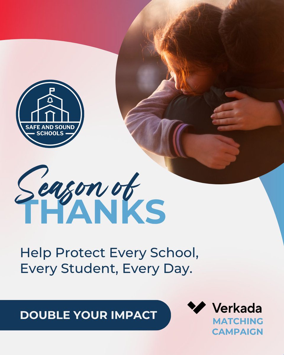 Our Season of Thanks &amp; Giving campaign is here &amp; our partners at <a href="/VerkadaHQ/">Verkada</a> are matching donations up to $15,000. That means every gift will have double the impact!

Donate: bit.ly/3XdKzqV bit.ly/3XdKzqV