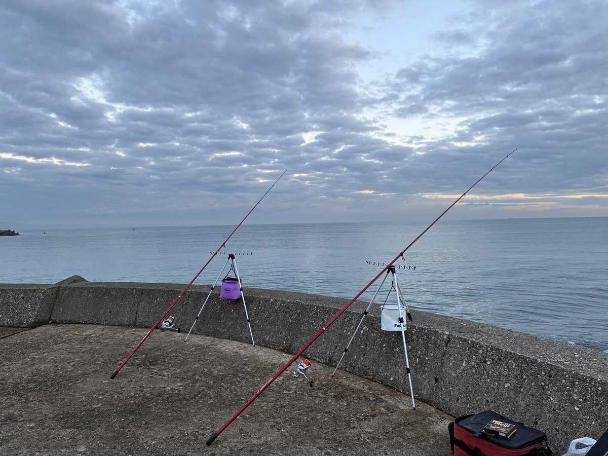 富山の海来た🎣