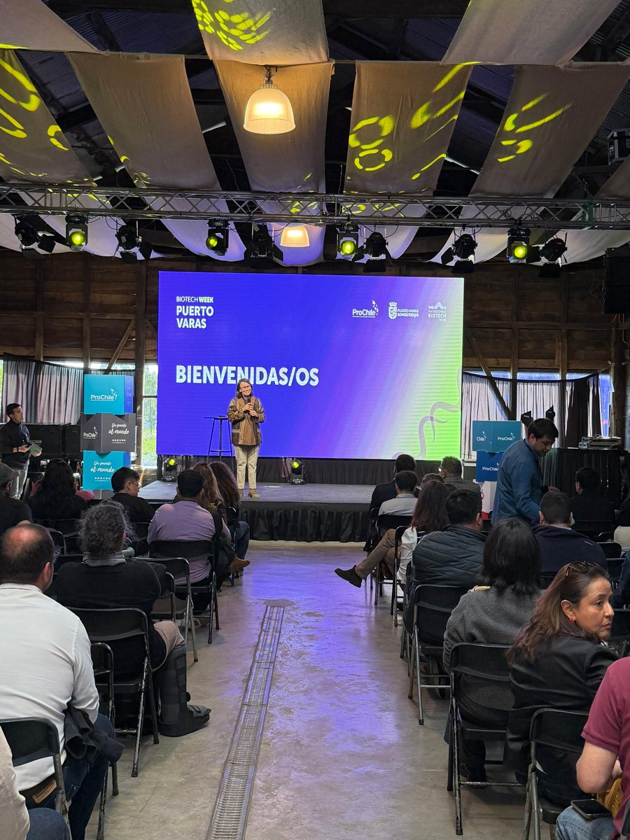 ProChile's tweet image. "Hoy, hablar de biotecnología en Chile es hablar de uno de los sectores más dinámicos y estratégicos para la diversificación productiva del país", Directora Nacional de ProChile, Lorena Sepúlveda en #BiotechWeek 2025