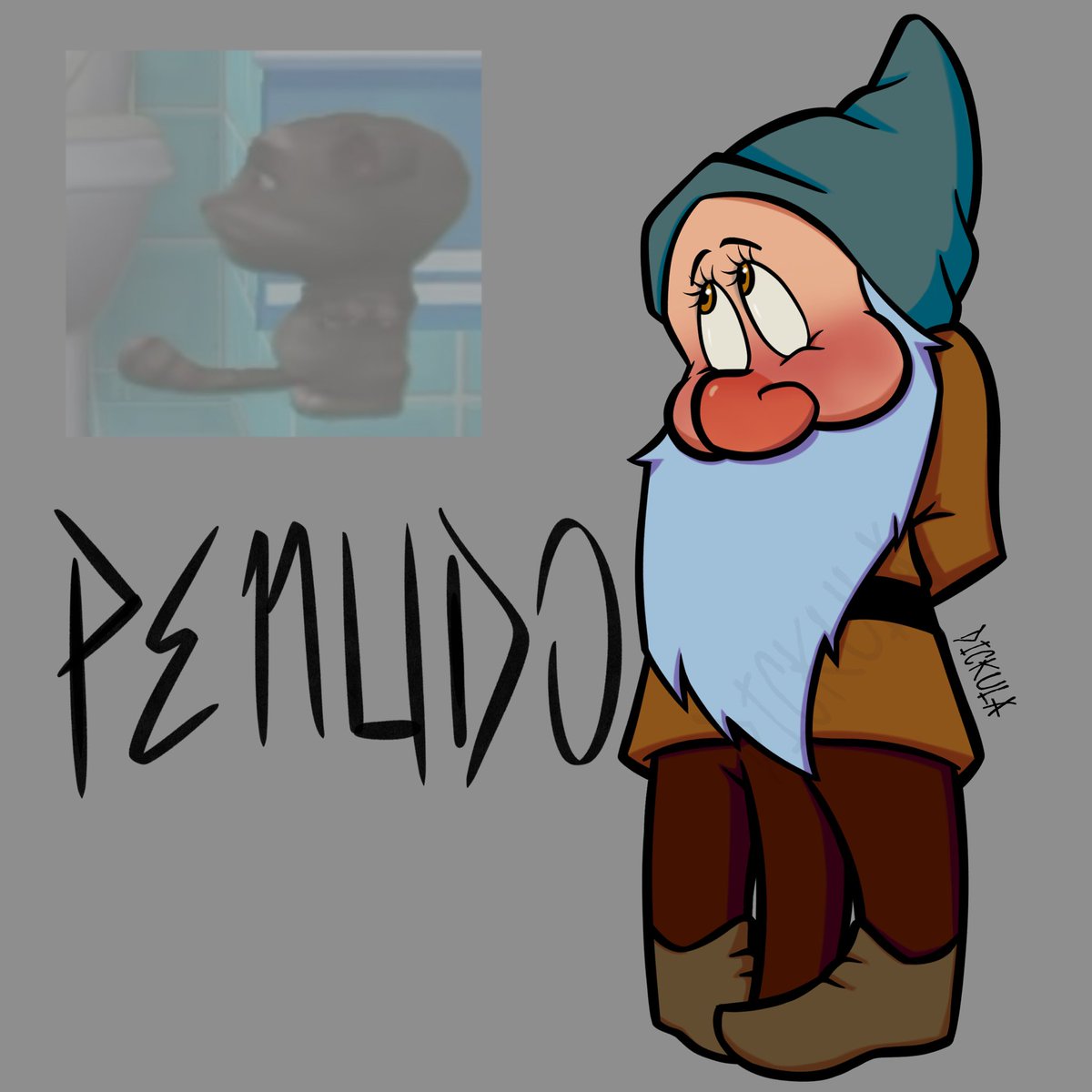 n0lifequeen's tweet image. Joke loses in other languages and I hate explaining jokes

#snowwithe #SnowWhite #bashful #dwarf #penudo