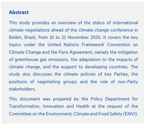 A comprehensive report on The COP30 Climate Change Conference
europarl.europa.eu/RegData/etudes…
