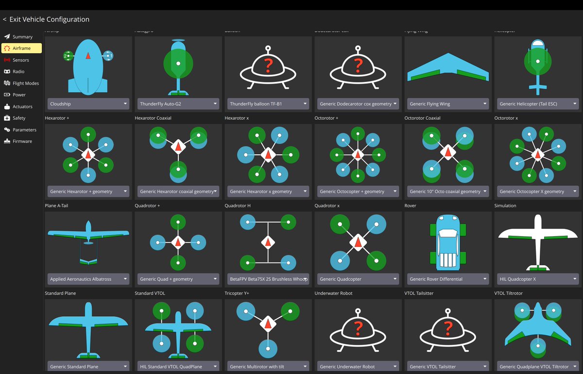 Hex16White's tweet image. Which UAV do we need to fly today
#drone #MavLink